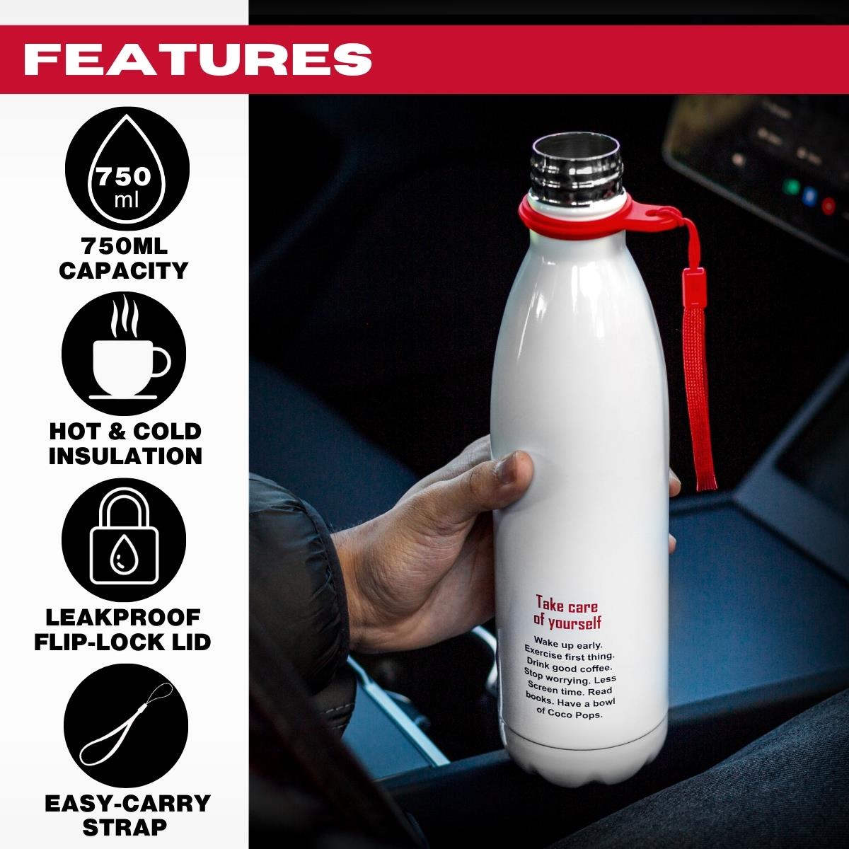 Tools4Trade Stainless Steel Water Bottle (750ml)