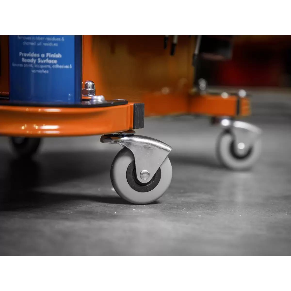 Sealey SCR18O Mechanic's Utility Seat & Toolbox-Orange