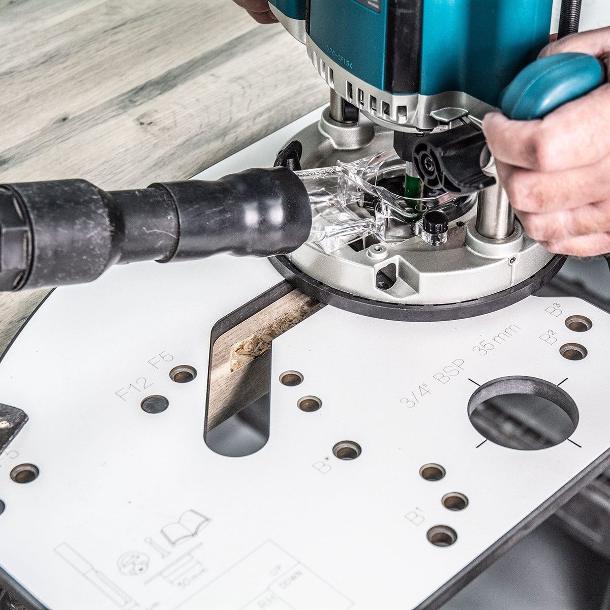 Trend UNIBASE/180 180mm Universal Plunge Router Sub-Base