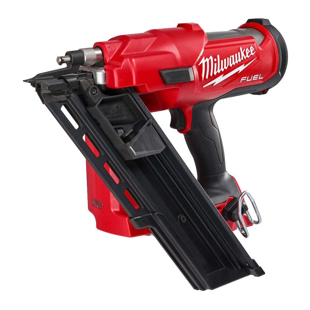 Milwaukee M18FPP2BE-522B 18V Fuel Twin Nail Gun Nailer with 1 x 5.0Ah, 1 x 2.0Ah Battery Charger & Bag 4933492429