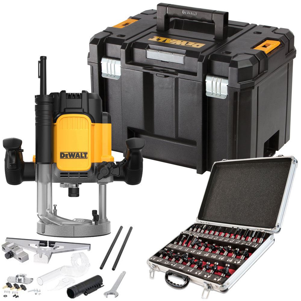 Dewalt DWE625KT 1/2in Plunge Router 2300W 110V with 1/2