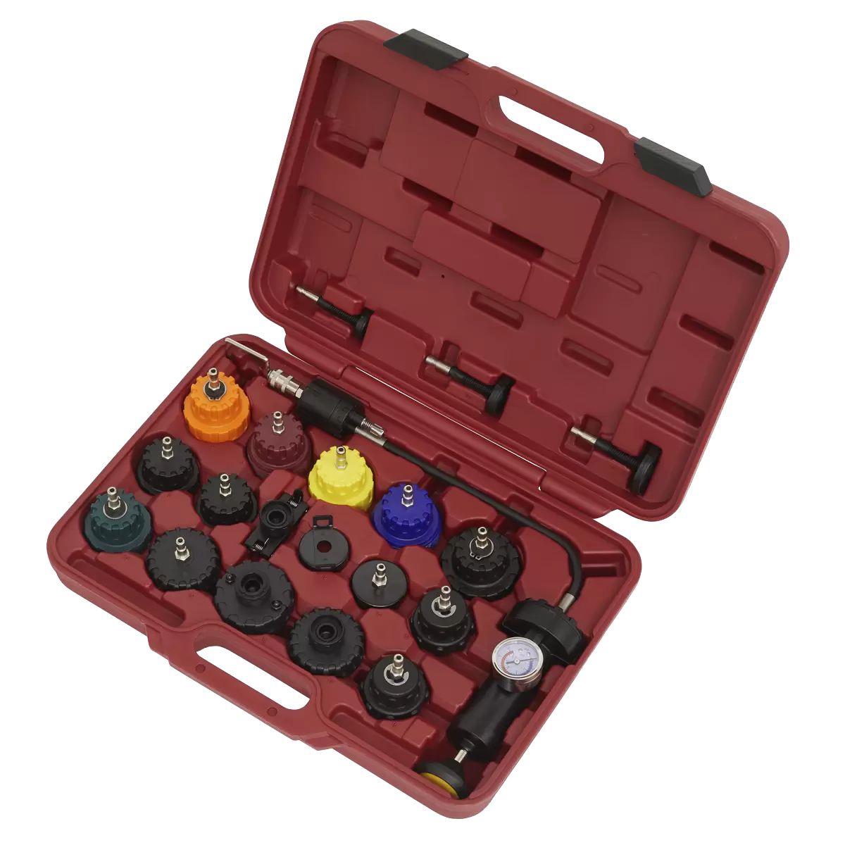 Sealey VS001 Cooling System Pressure Tester Kit 20pc