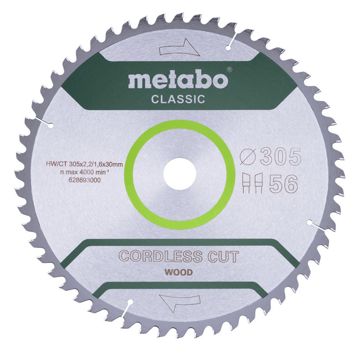 Metabo 305mm Circular Saw Blade 56T 628693000