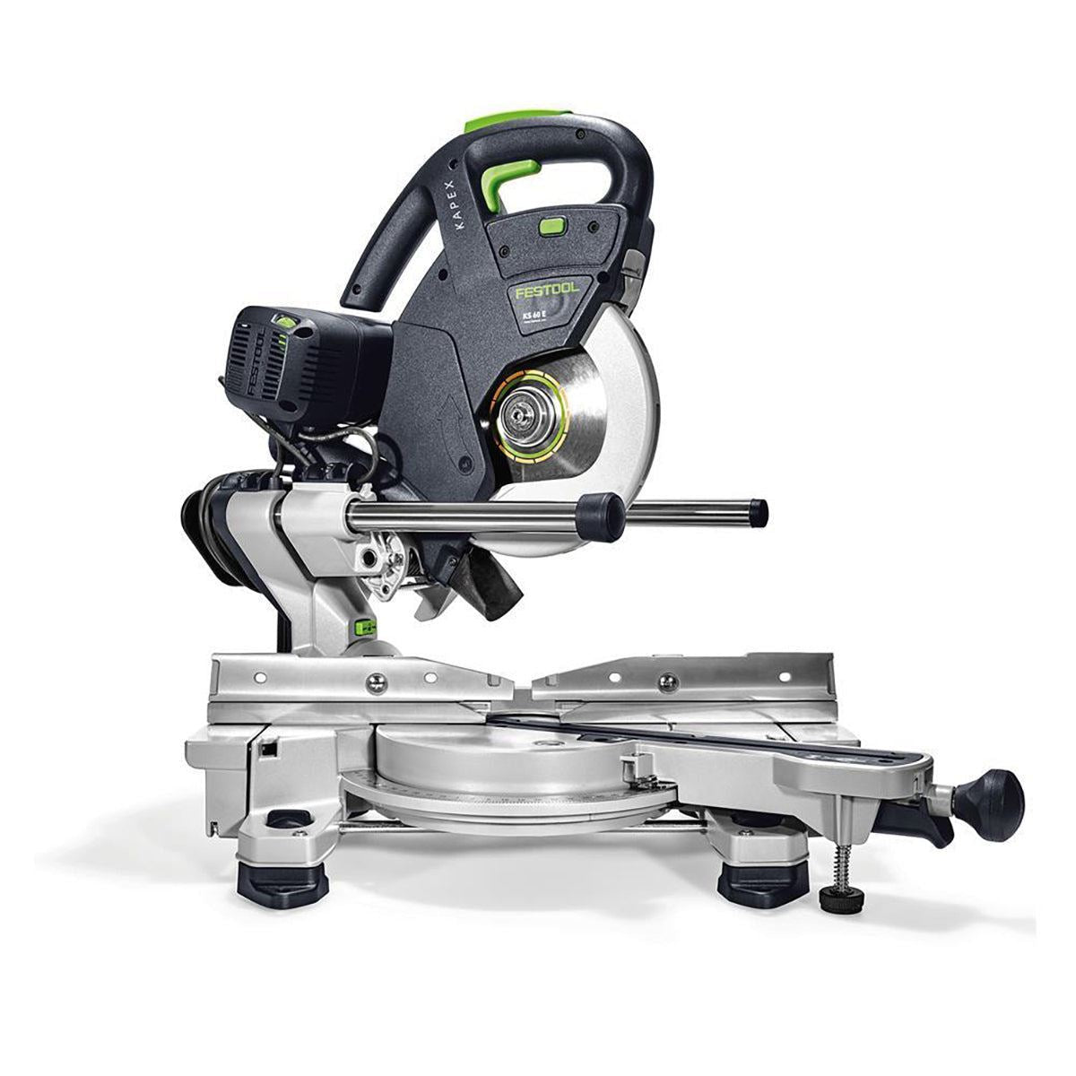 Festool KS 60 E-SET 230V GB 216mm Sliding Compound Mitre Saw - 561729 With SYS-AIR M Air purifier 577785