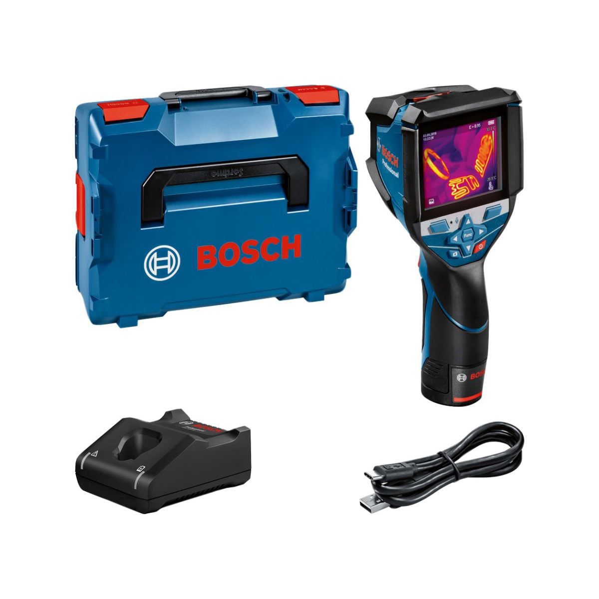 Bosch GTC 600 C 12V Professional Thermal Camera with 1 x 2.0Ah Battery & Charger in Case 0601083570