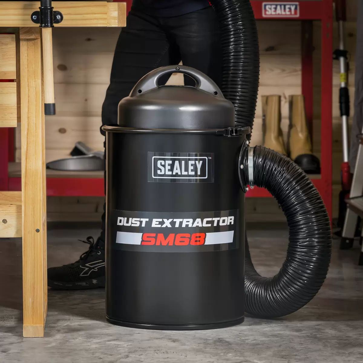 Sealey SM68 Portable Dust Extractor 50L 1200W/230V