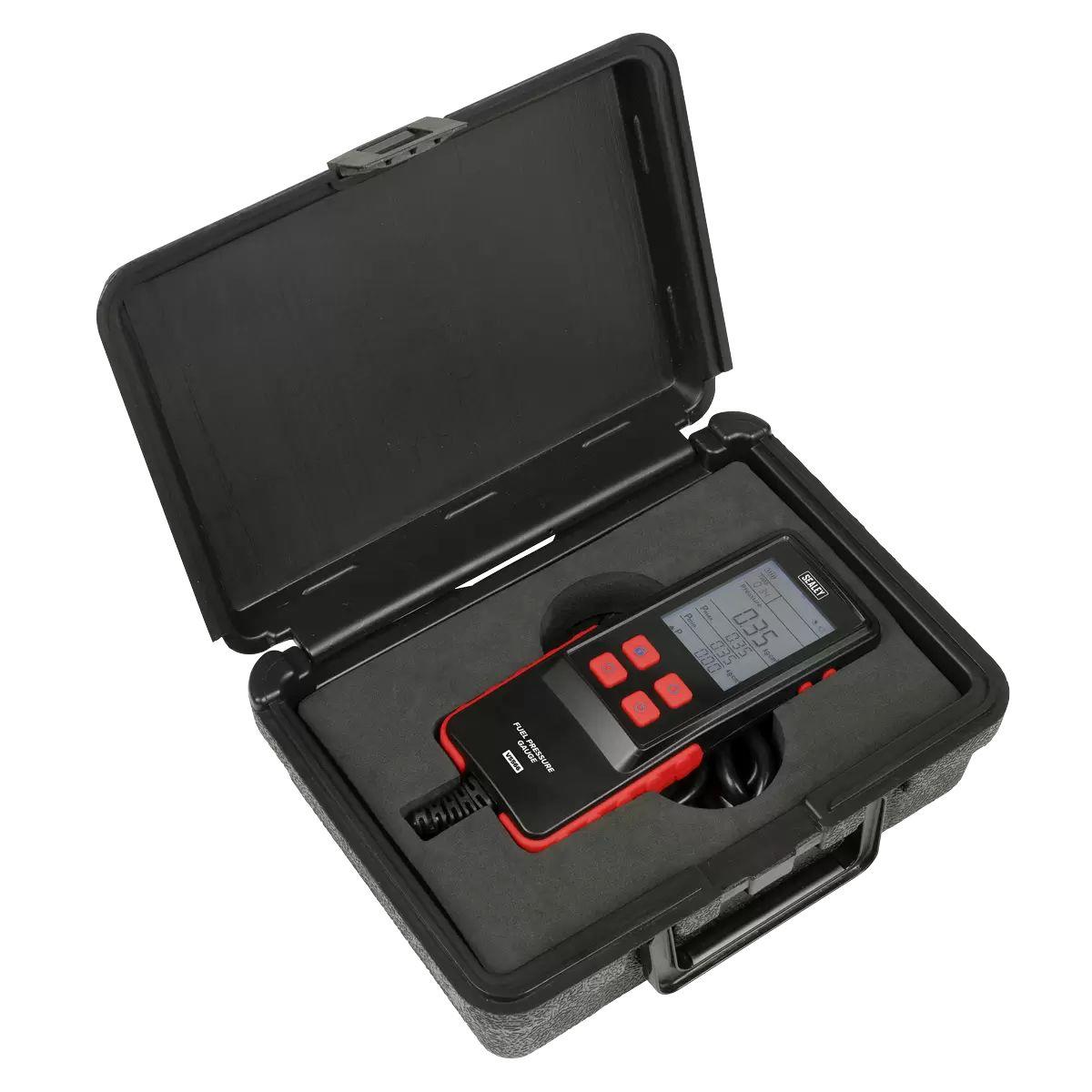 Sealey VS566 Digital Fuel Injection Pressure Test Kit for GDI Fuel Circuits 6pc