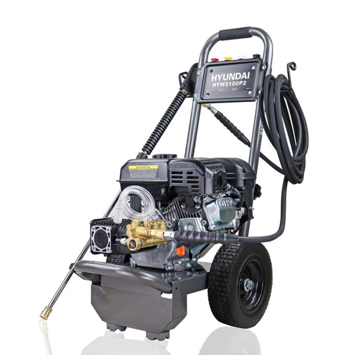 Hyundai HYW3100P2 Petrol Pressure Washer 212cc Engine, 10L/min Flow & AR Pump for Powerful Cleaning