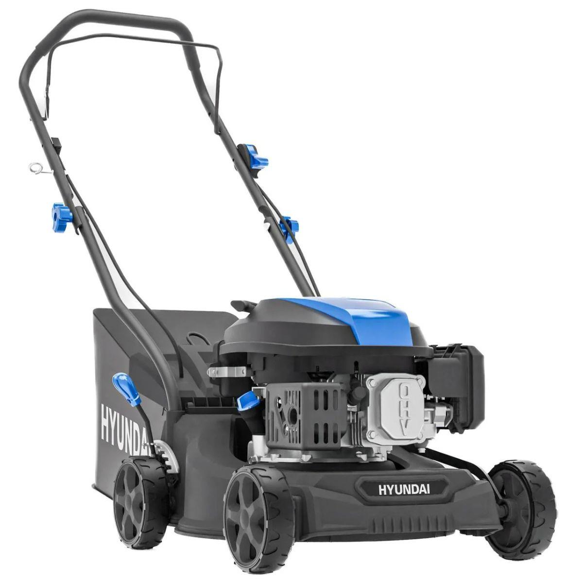 Hyundai HYM16130PX 139cc 40cm Hand Push Petrol Lawnmower & Hand Push