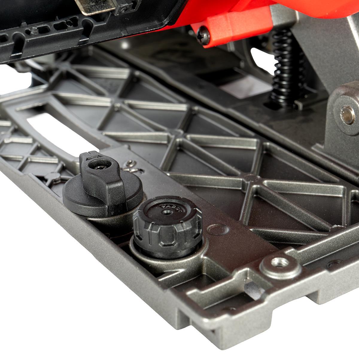 Excel 36V Brushless 165mm Plunge Saw with 2 x 5.0Ah Battery, Charger, Tool Bag, Blade & Guide Rail Accessories Set