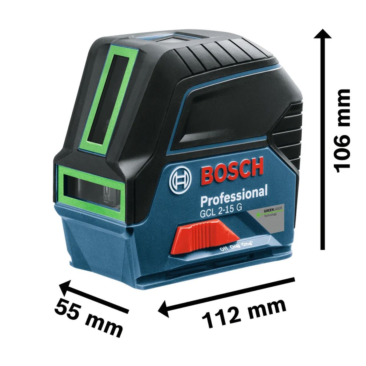 Bosch 601066J00 Professional, Accurate & Versatile Professional Combi Laser 3 x AA 1.5V LR6 Batteries with Carry Case