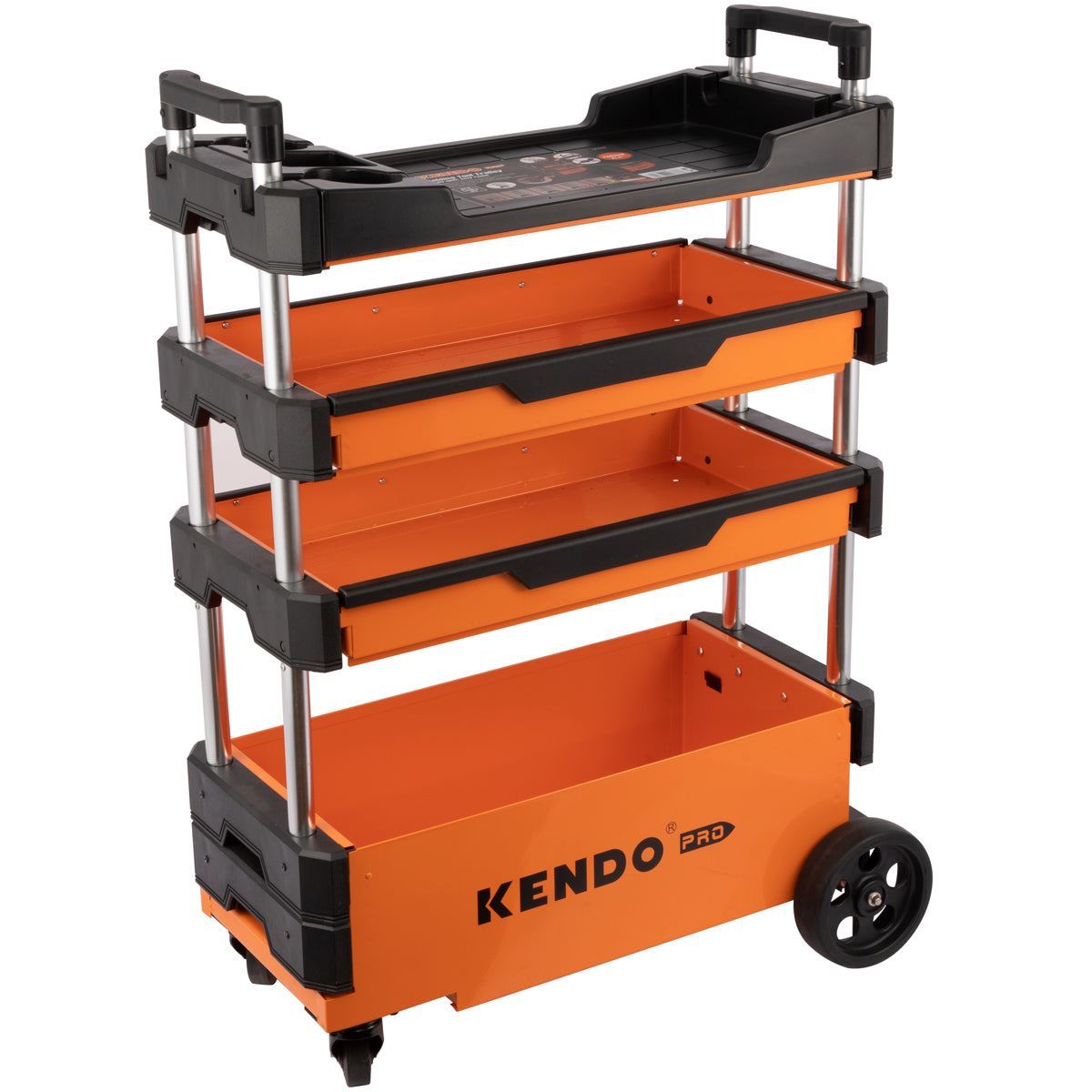 Kendo 900mm Foldable Tool Trolley Item Condition Damaged Box