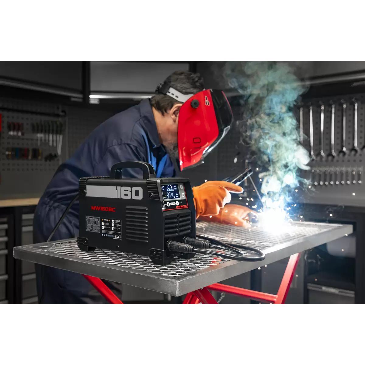 Sealey MW160BC MMA/ARC Inverter Welder 160A & Battery Charger Starter 200A/230V
