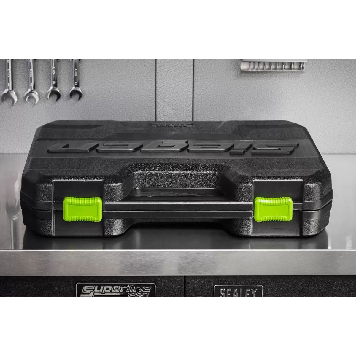 Sealey S01212 1/4in 3/8in 1/2inSq Drive WallDrive Metric Socket Set 219pc