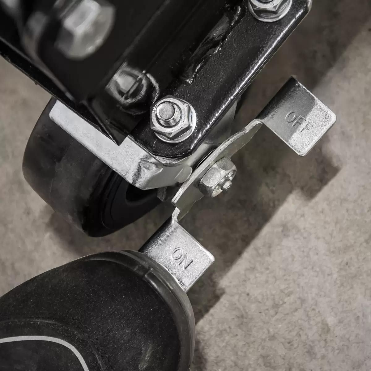 Sealey SG2000KIT Portable Lifting Gantry Crane Adjustable 2 Tonne & Hoist Combo