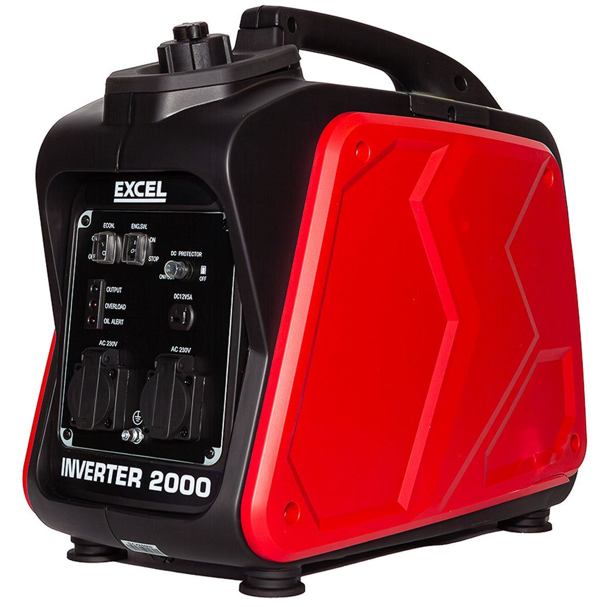Excel Petrol Inverter Generator 4-Stroke Engine - 2000W Power Output, 99CC for Reliable Outdoor use