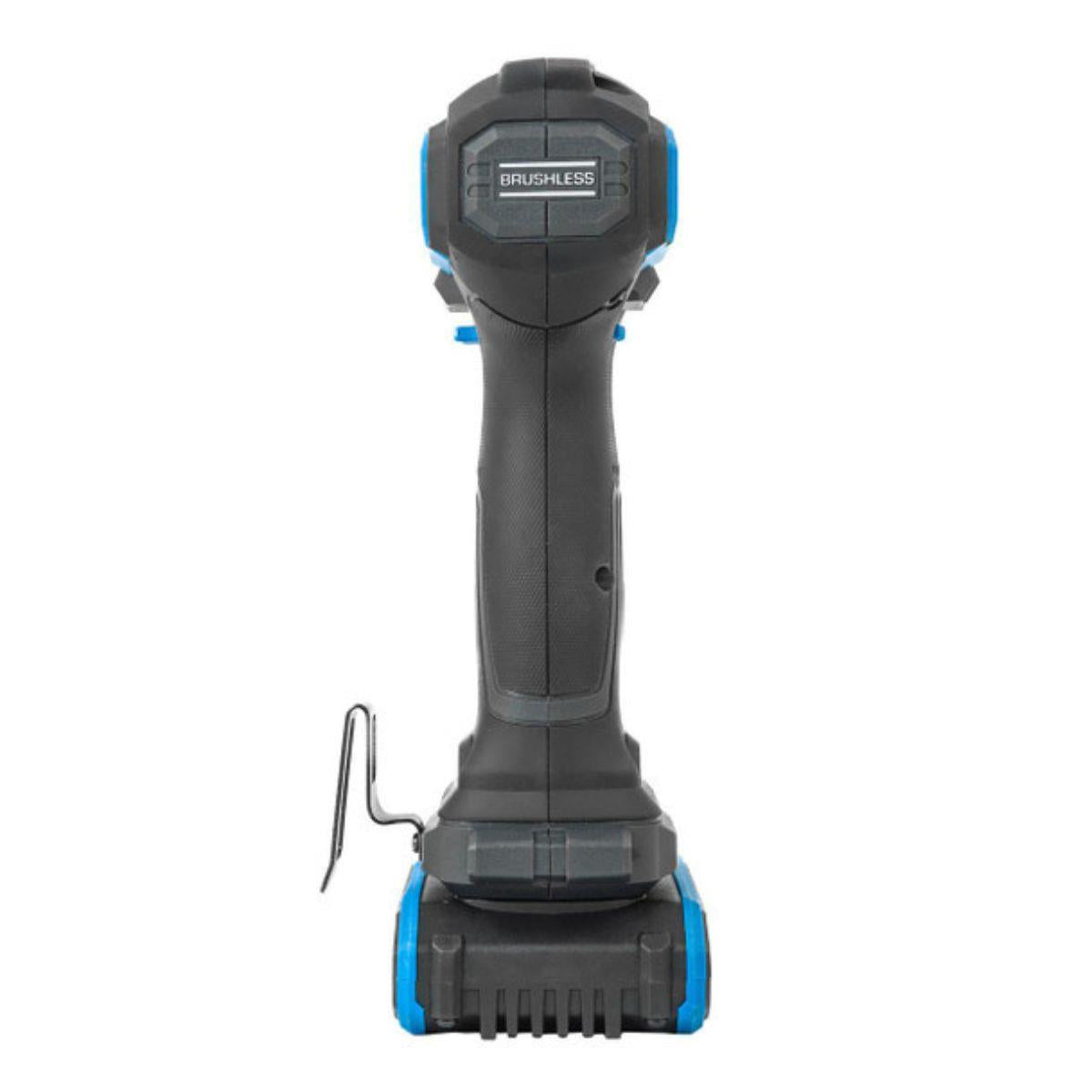 Hyundai S02-FTB 20V Hammer Drill and Angle Grinder 115mm Brushless Kit 2.0Ah/4.0Ah Li-ion Battery & 2A Charger