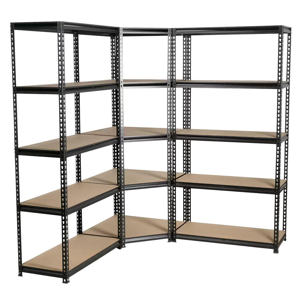 Sealey AP7150COMBO1 Corner Racking Unit with 5 Shelves