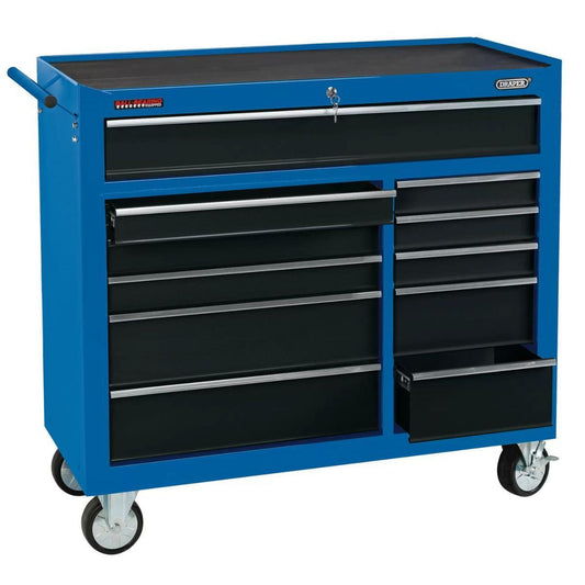 Draper RC11D/40 40" Roller Tool Cabinet 11 Drawer Blue 15222