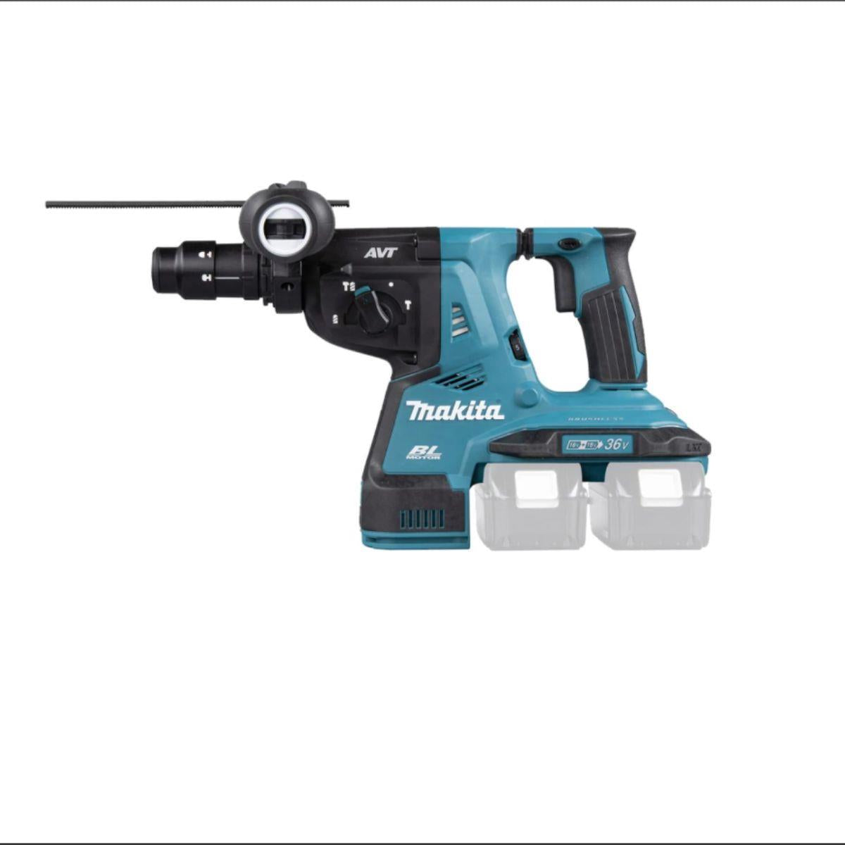 Makita DHR281ZJ 18V Twin LXT Cordless Brushless SDS Plus 3-Mode Rotary Hammer Drill With Case