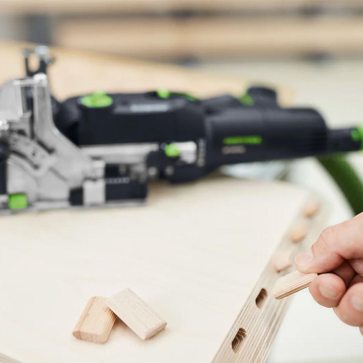 Festool DF 500 RQ-Plus 230V GB Corded DOMINO Joining Machine - 578464 With DOMINO Beech Range 576794