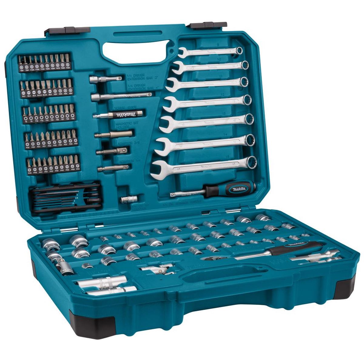 Makita E-06616 Hand Tool & Screw Bit Set of 120 Piece