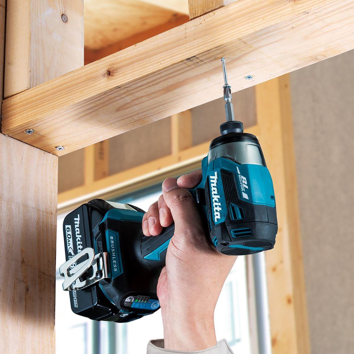 Makita DTD173ZJX2 18V LXT Brushless Impact Driver With 38 Piece Impact Premier Torsion Bit Set & Case