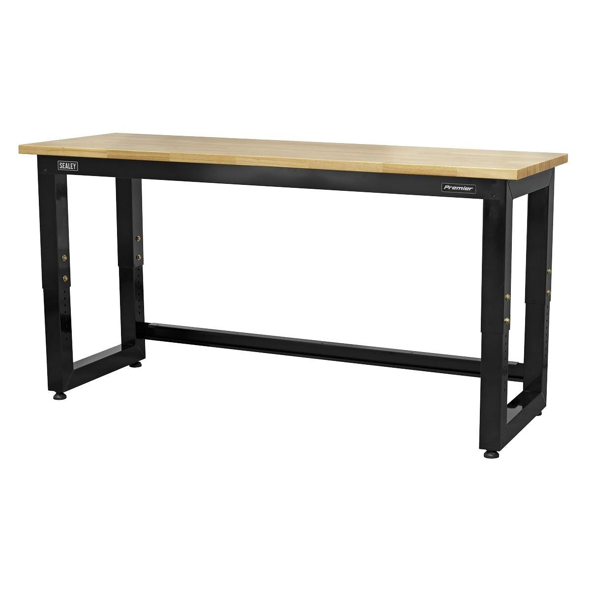Sealey APMS22 Steel Adjustable Workbench with Wooden Worktop 1830mm