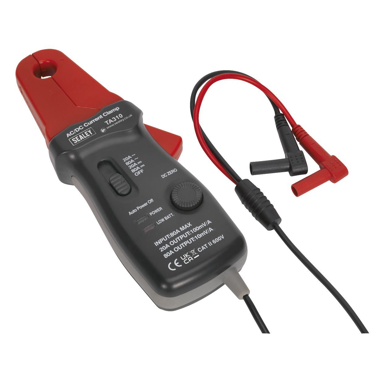 Sealey TA310 Current Clamp 20A/80A AC/DC 12mm