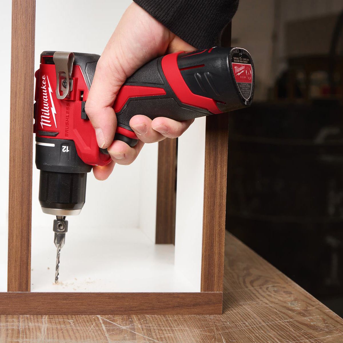 Milwaukee M12BLDDRC-202C 12V Brushless Drill Driver with 2 x 2.0Ah Battery Charger & Case 4933499687