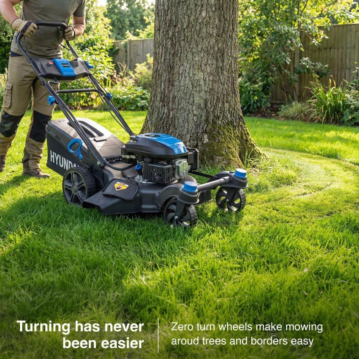 Hyundai HYM20200SPEZX 196cc 51cm Zero Turn Self-Propelled 3-in-1 Petrol Lawnmower