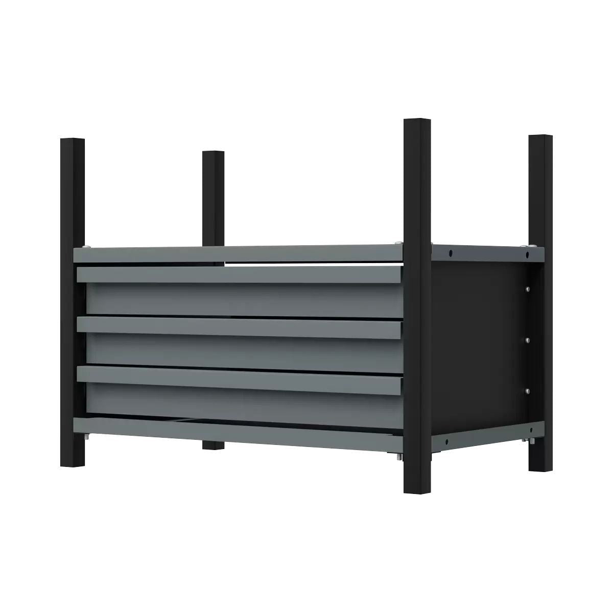 Sealey APMRM2 Modular Racking Mid Unit with 3 Drawers and 1 Shelf 580mm Versatile Storage for Tools