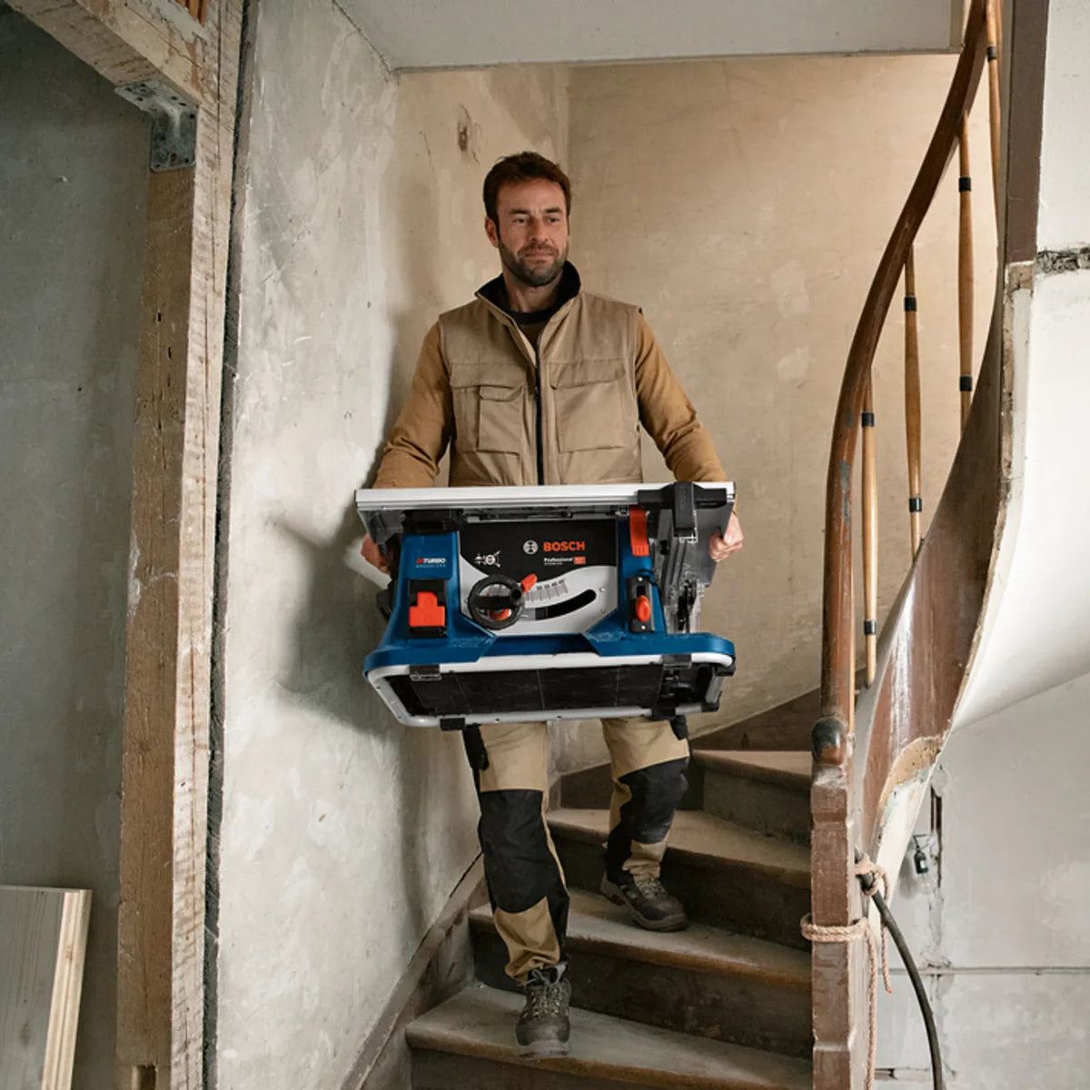 Bosch GTS 18V-216 Professional BITURBO Table Saw Body Only Portable & High Performance 0601B44000