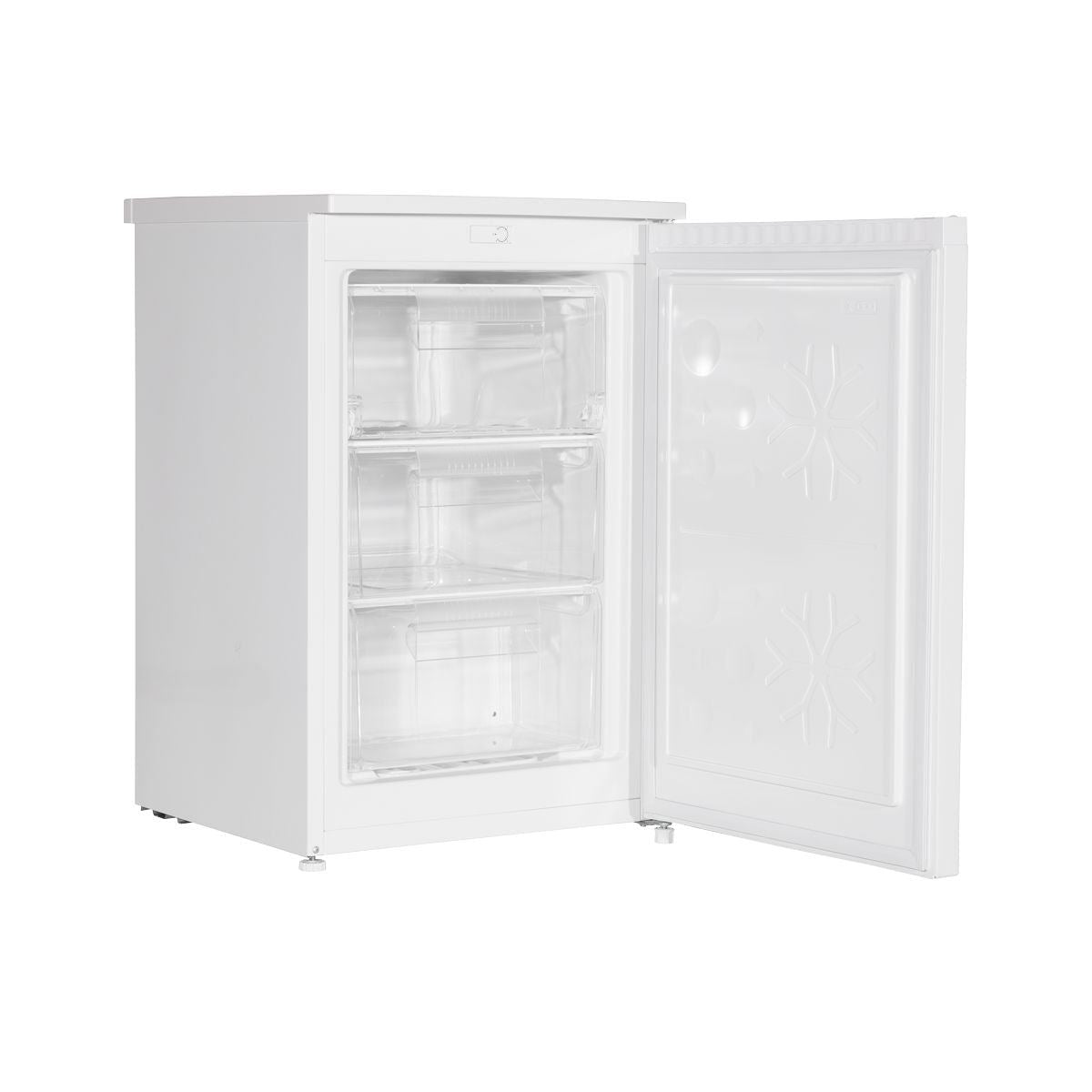 Sealey DH250 Baridi 55cm Undercounter Freezer with Adjustable Thermostat 85L White