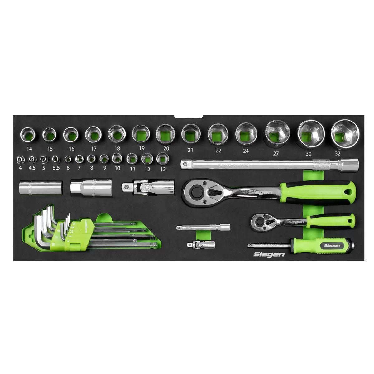 Sealey S01266 Siegen Portable Tool Chest 3 Drawer with Tool Kit 98pc