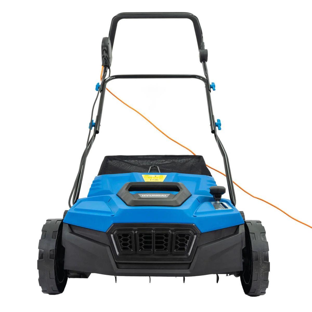 Hyundai HYSC1600E 36cm 2-in-1 Electric Lawn Scarifier and Aerator with 45L Collection Bag