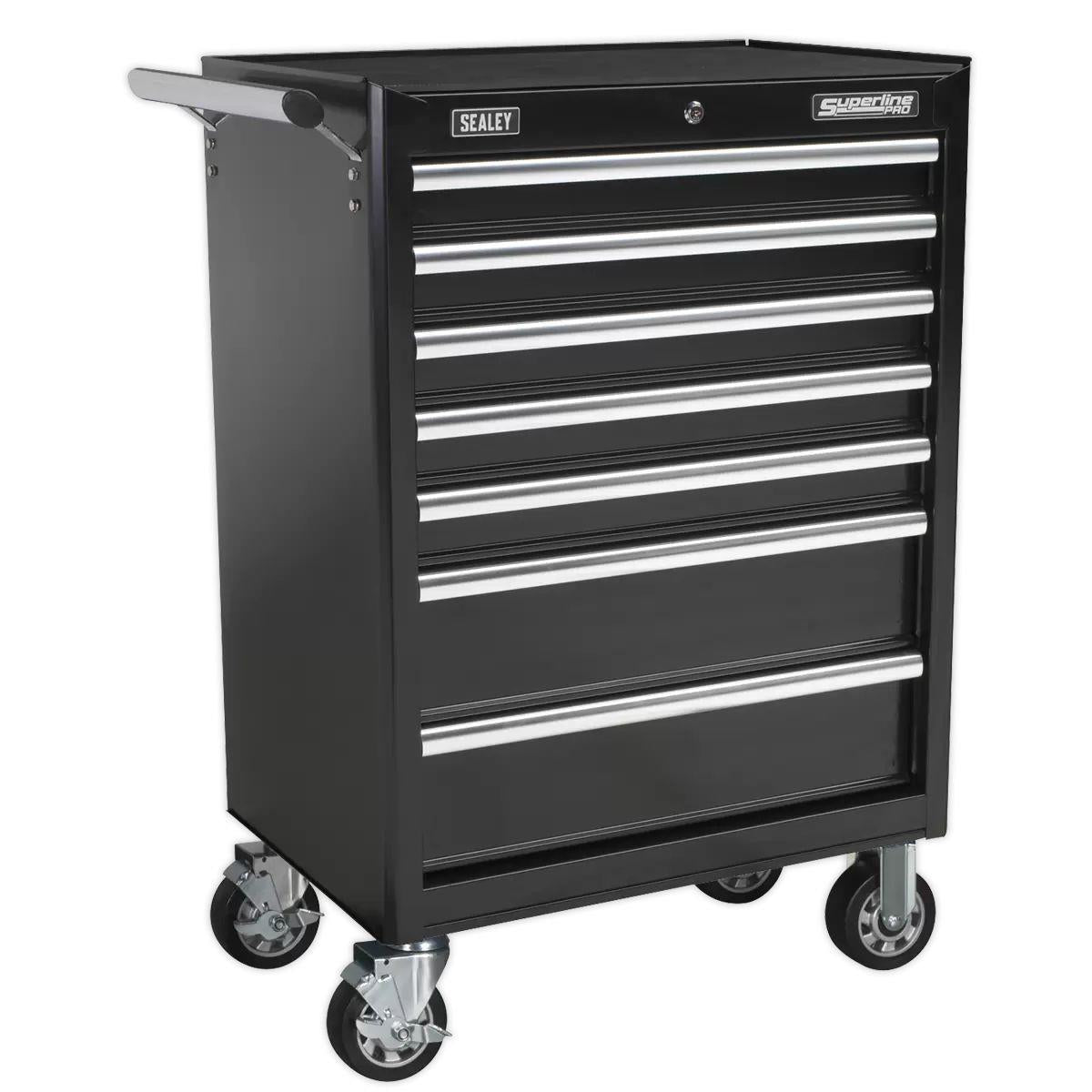 Sealey APCOMBOBBTK58 15 Drawer Topchest with 147pc Tool Kit Black