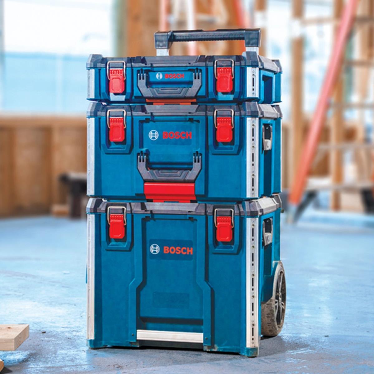 Bosch 1600A037DY 3 Piece L-BOXX Contractor Case & Trolley Set