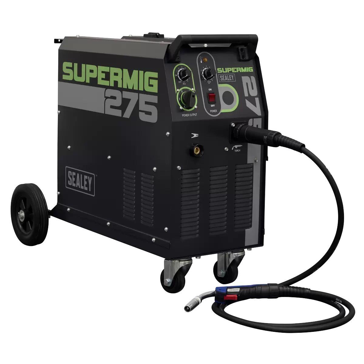 Sealey SUPERMIG275 Professional MIG Welder 270Amp with Binzel Euro Torch 230V