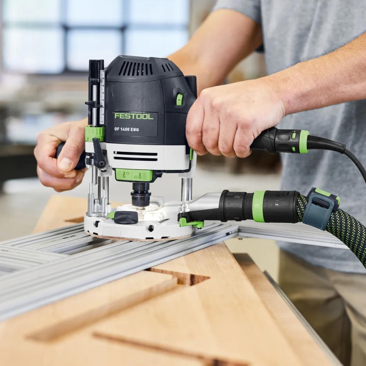 Festool OF 1400 EBQ-Plus 230V Router with Light Module & Case 578942