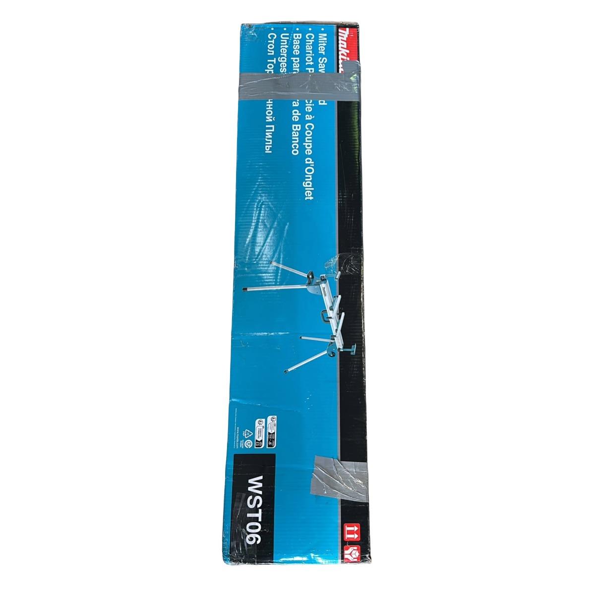 Makita DEBWST06 Adjustable Wheeled Extendable Folding Mitre Saw Stand Item Condition Damaged Box