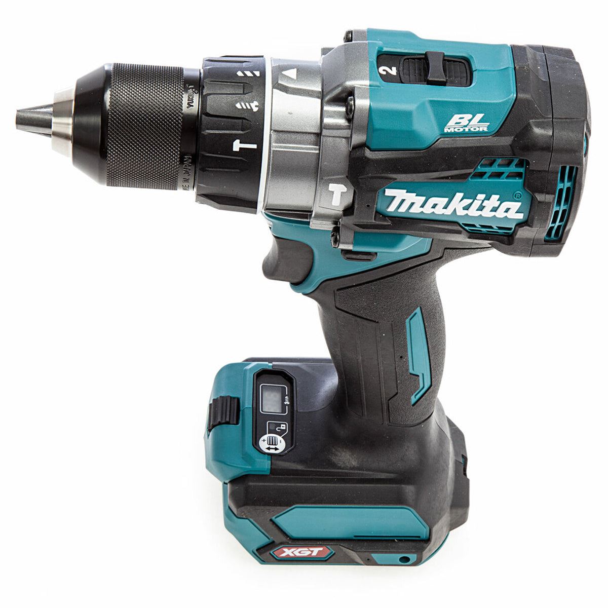 Makita HP001GZ 40V Brushless Combi Drill with 2 x 2.5Ah Battery Charger & Bag