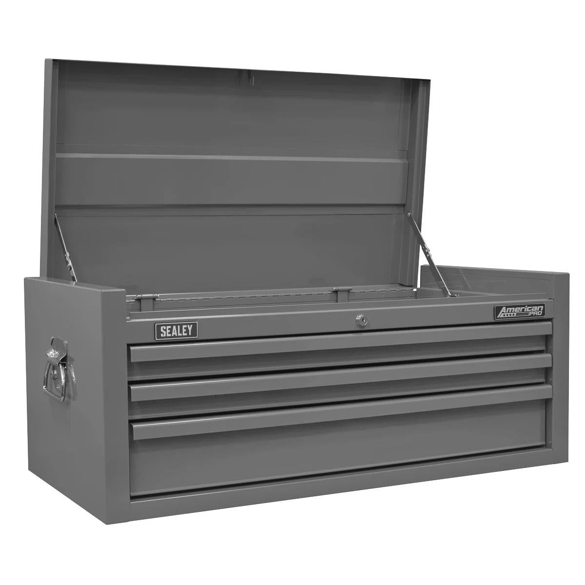 Sealey AP1102G American PRO Topchest 3 drawer Grey