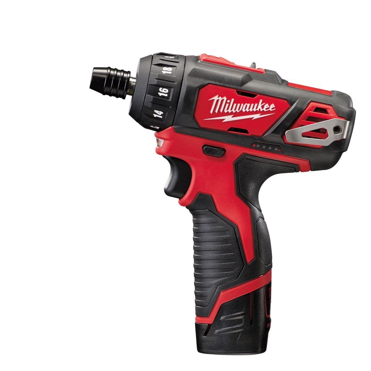 Milwaukee M12BD-202C 12V Sub Compact Screwdriver with 2 x 2.0Ah Battery Charger & Case 4933443885