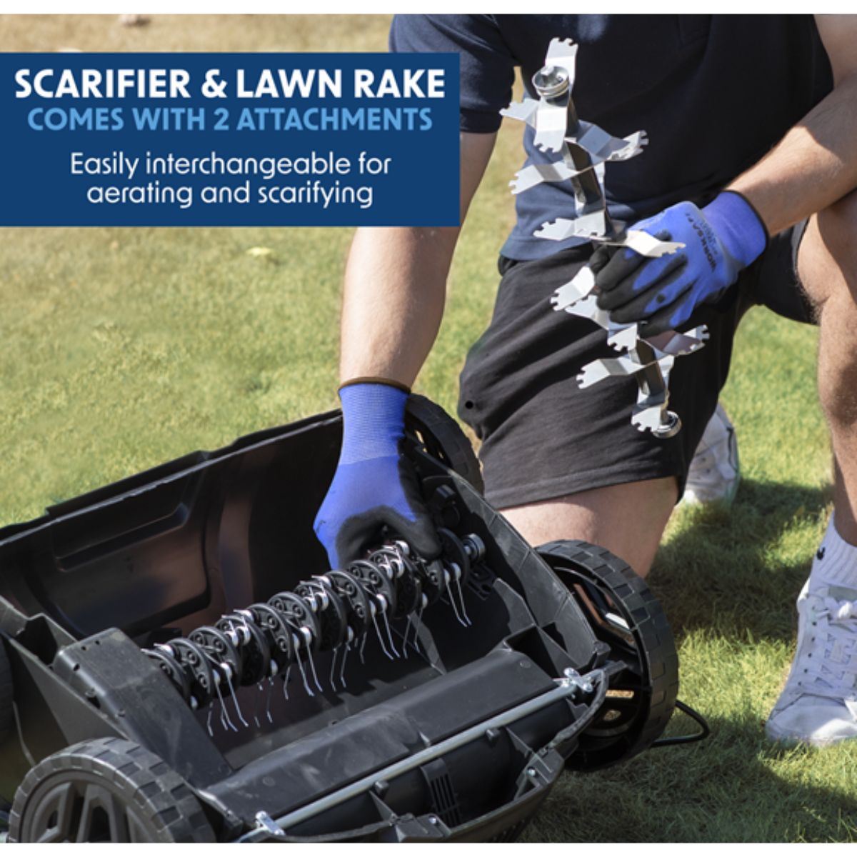 Sealey DG216 Dellonda Electric 2-in-1 Scarifier 230V/1500W