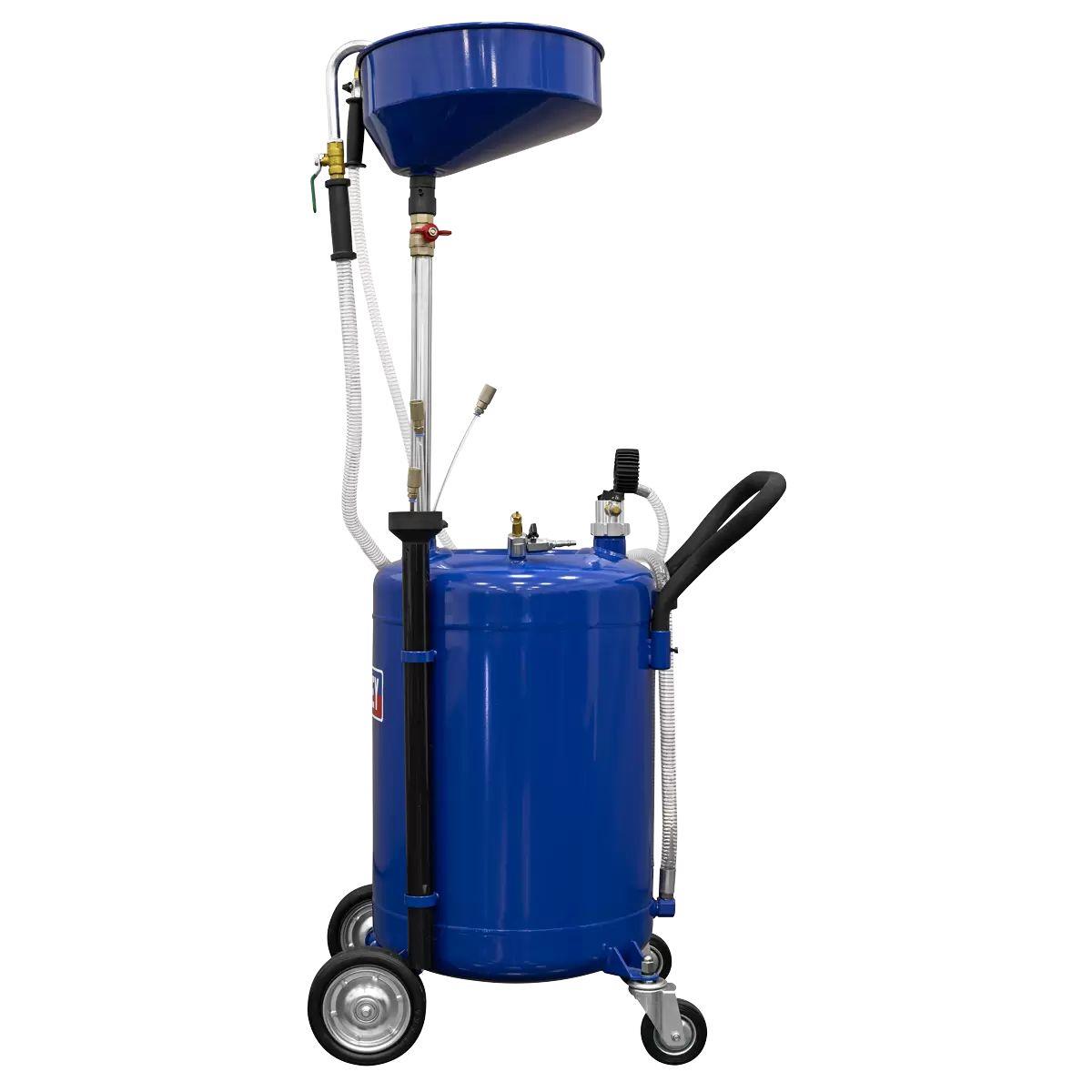 Sealey AK459DX 90L Air Discharge Mobile Oil Drainer with Probes