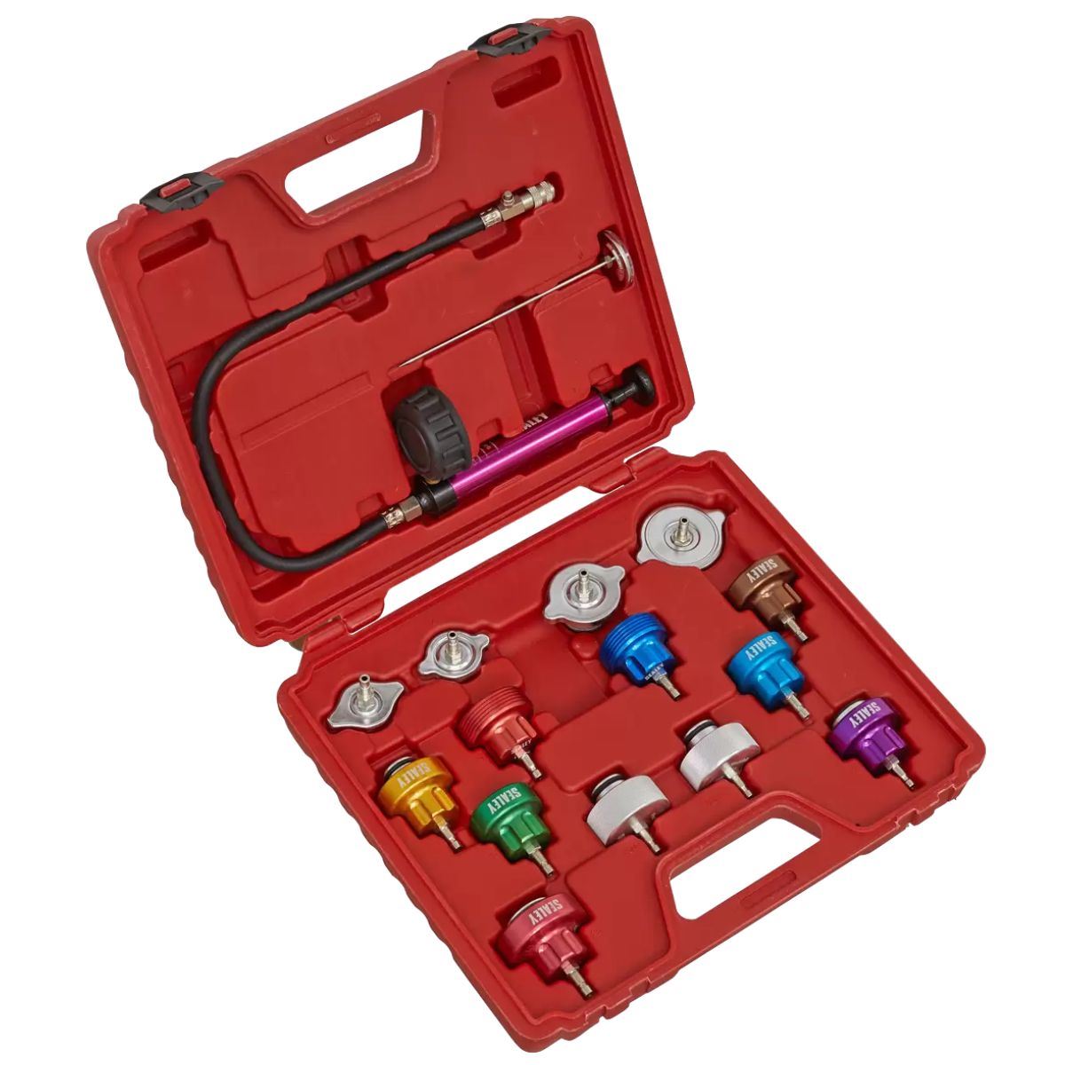 Sealey VS006 Cooling System Pressure Test Kit 16 Piece