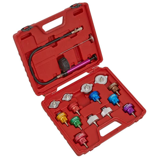 Sealey VS006 Cooling System Pressure Test Kit 16 Piece