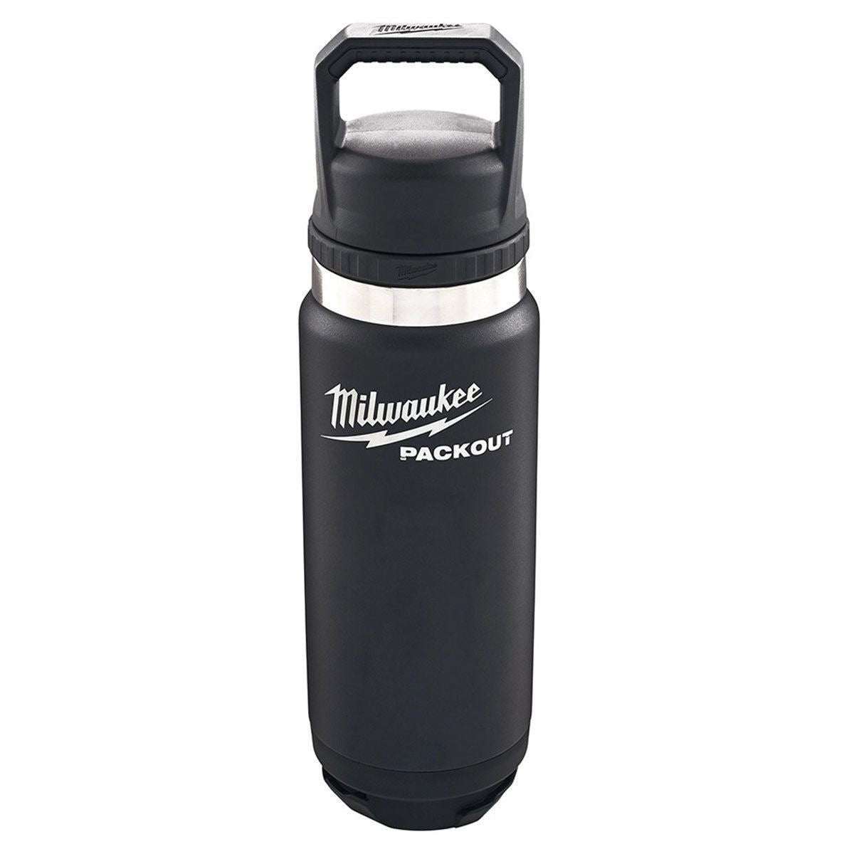 Milwaukee Packout 710ml Chug Lid Bottle Black 4932493466
