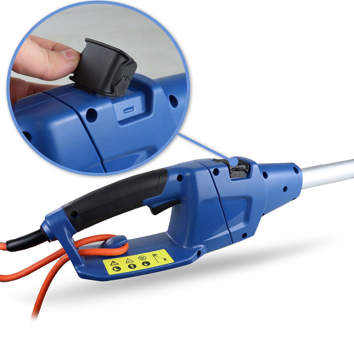 Hyundai HYP2HT550E 440mm 2-in-1 Corded Electric Pole Hedge Trimmer and Pruner Convertible 230V/550W